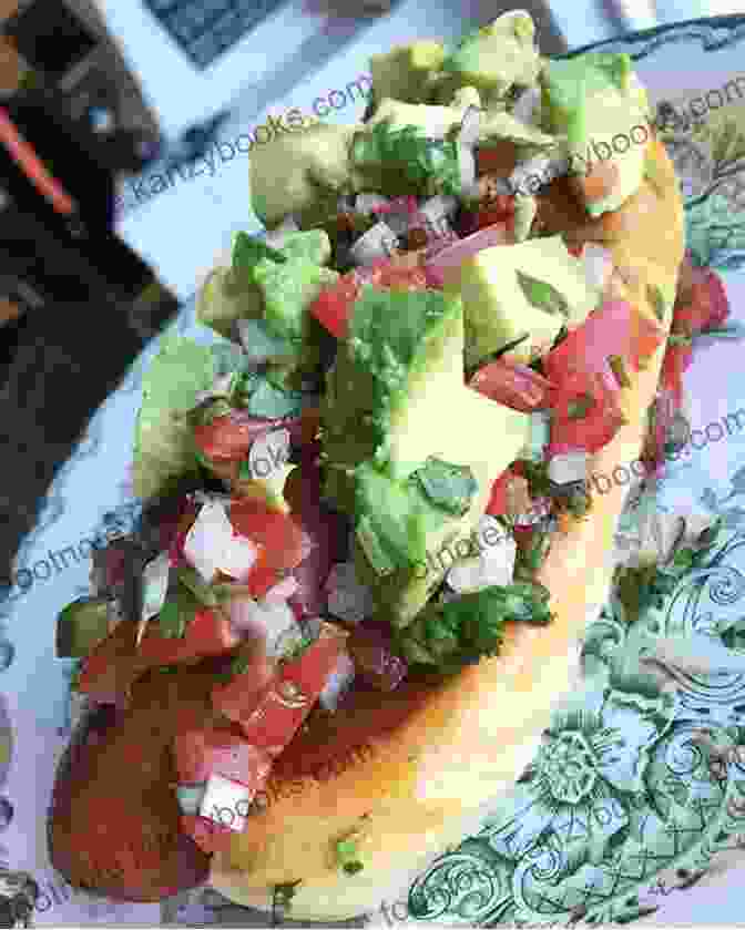 A Hot Dog Topped With Pico De Gallo, Guacamole, And Cilantro Hello 60 Hot Dog Recipes: Best Hot Dog Cookbook Ever For Beginners Macaroni And Cheese Cookbook Chili Pepper Cookbook Green Bean Casserole Recipe Sweet Potato Casserole Recipe 1