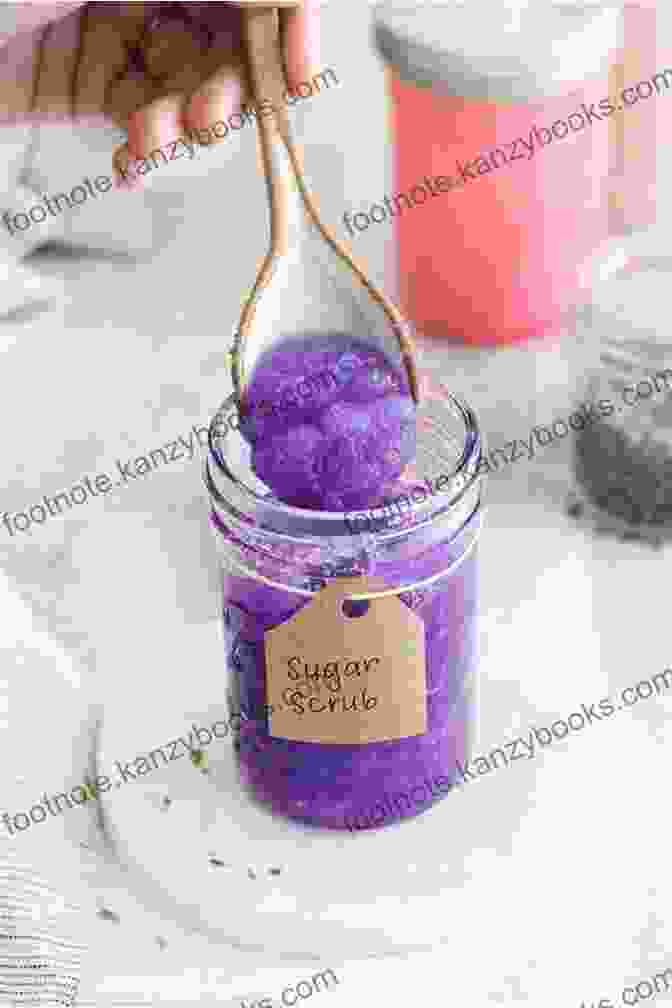 A Photo Of A Sugar Scrub Made With Coconut Milk, Brown Sugar, And Lavender. 50 Best Homemade Body Scrub Recipes