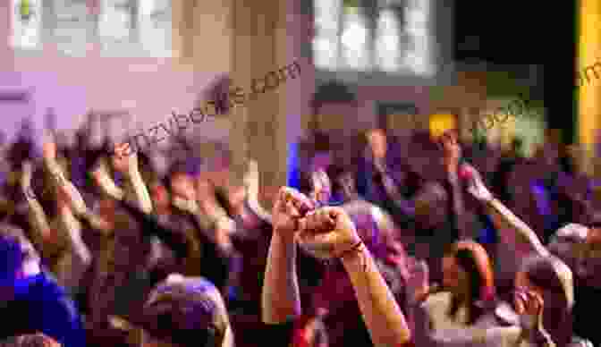 A Photograph Of The Congregation Worshiping Inside The Hope Chapel. The Chapel Is Filled With People Of All Ages, Singing And Raising Their Hands In Praise. Let Go Of The Ring: The Hope Chapel Story