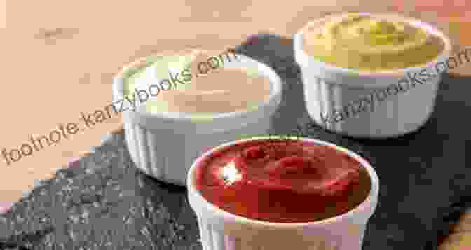 A Variety Of Homemade Sauces, Including Ketchup, Mustard, Sriracha Mayo, And Avocado Crema Hello 60 Hot Dog Recipes: Best Hot Dog Cookbook Ever For Beginners Macaroni And Cheese Cookbook Chili Pepper Cookbook Green Bean Casserole Recipe Sweet Potato Casserole Recipe 1