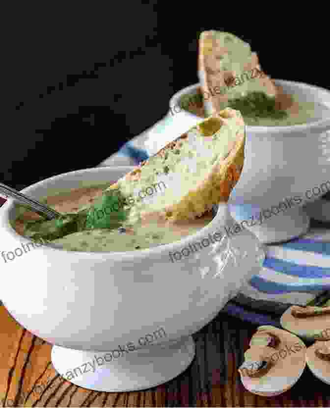 Cream Of Mushroom Soup: A Rich And Flavorful Soup Adorned With Fresh Parsley Hello 365 Cream Soup Recipes: Best Cream Soup Cookbook Ever For Beginners Soup Dumpling Cookbook Baked Potato Cookbook Mexican Soup Cookbook French Cookbook Mashed Potato Cookbook 1