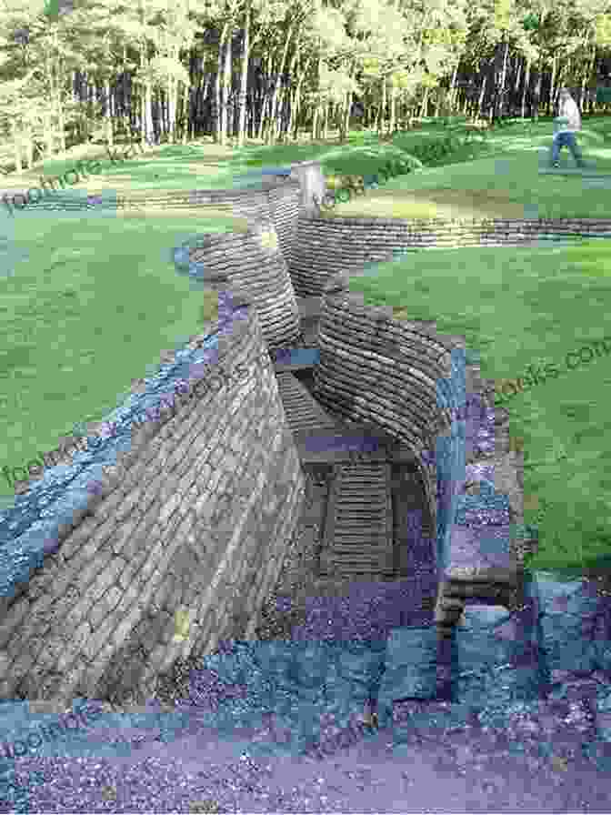 Interior Of A Preserved Trench Nordic Walking The Western Front: Ypres Salient The Somme Walking Tour