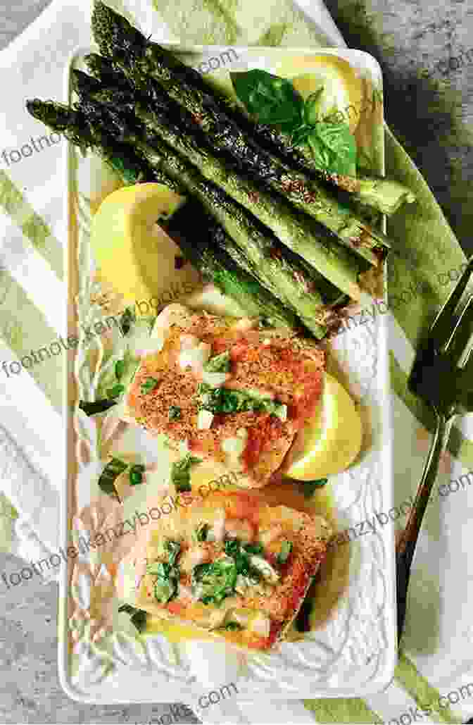 Pan Seared Salmon With Roasted Asparagus And A Lemon Herb Sauce Gluten Free Dairy Free Cookbook By Healthy Taste Of Life: 125+ Gluten Free Dairy Free Recipes Made With Healthy Real Whole Anti Inflammatory Clean Foods Refined Sugar Free Soy Free Paleo Cookbook