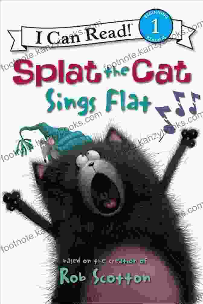 Splat The Cat Singing On Stage Splat The Cat: Splat The Cat Sings Flat (I Can Read Level 1)